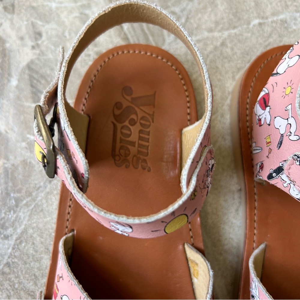 Young Soles Sonny Pink Sandals, Size 34 EU, 3 US - Picture 10 of 13